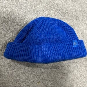 Blue beanie Angela & William